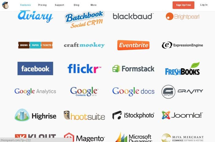 GetResponse vs MailChimp: 3rd party integrations