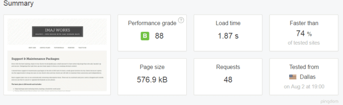Testing Performance And Site Speed Flywheel Hosting Review: Testing Site loading times and performance benchmarks