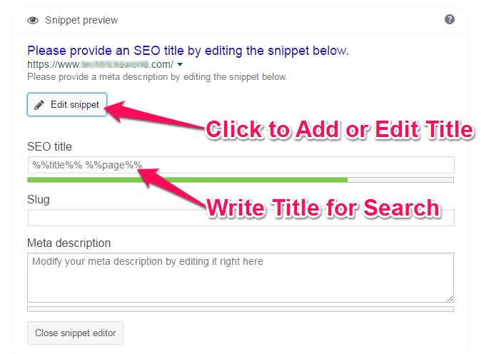 On-Page SEO Techniques #10: Optimize your page title and meta title
