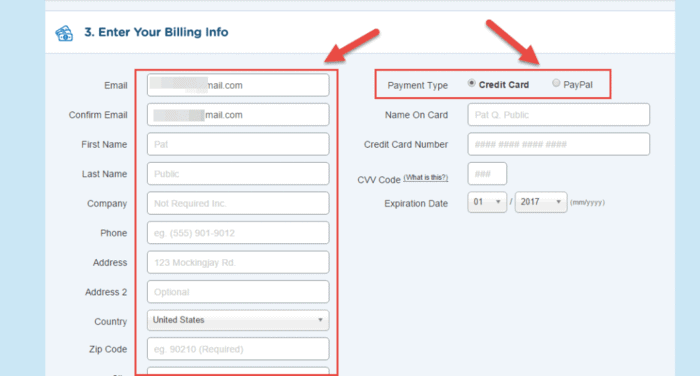 Choosting payment plan to buy penny hosting