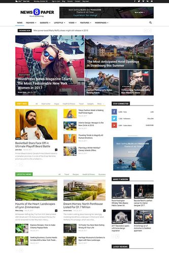 Newspaper theme AdSense optimized ad friendly WordPress theme