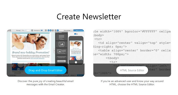GetResponse newsletter builder