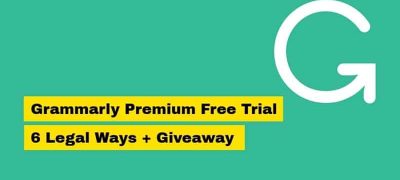 How to Get Grammarly Premium Free Trial Giveaway (2023)