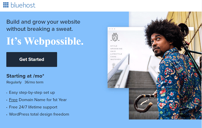 Using Bluehost to create a professional email address