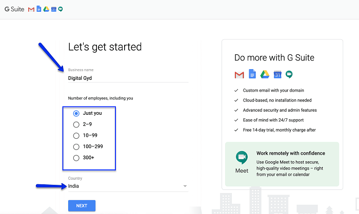 Get started with G Suite