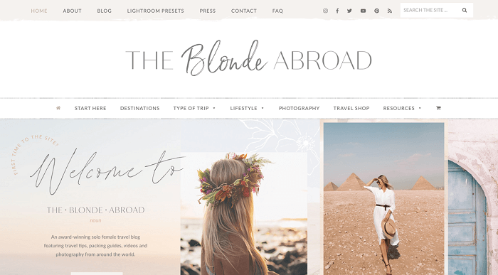 The Blonde Abroad- blogs for women