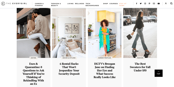 The EveryGirl blog: Best blogs for women