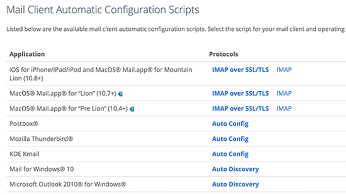 connect your device to email