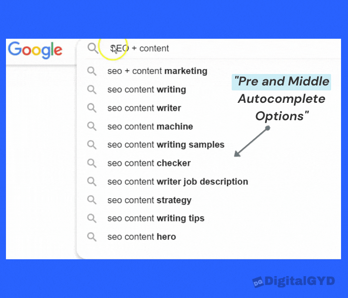advanced google auto search
