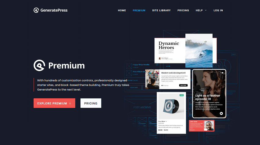 generatepress theme