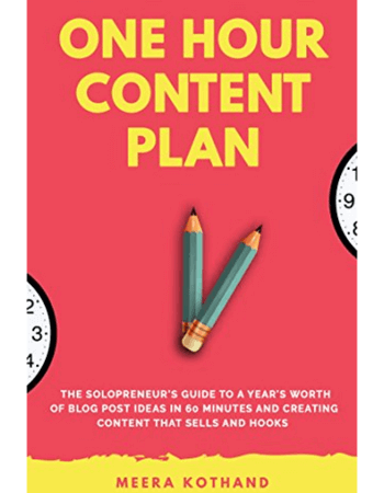 one hour content plan