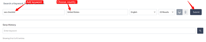 Serp-tool outranking