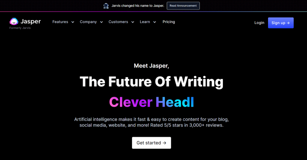 jasper website