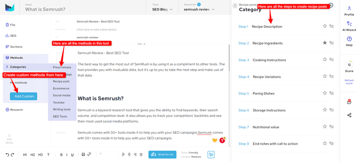 methods tool outranking
