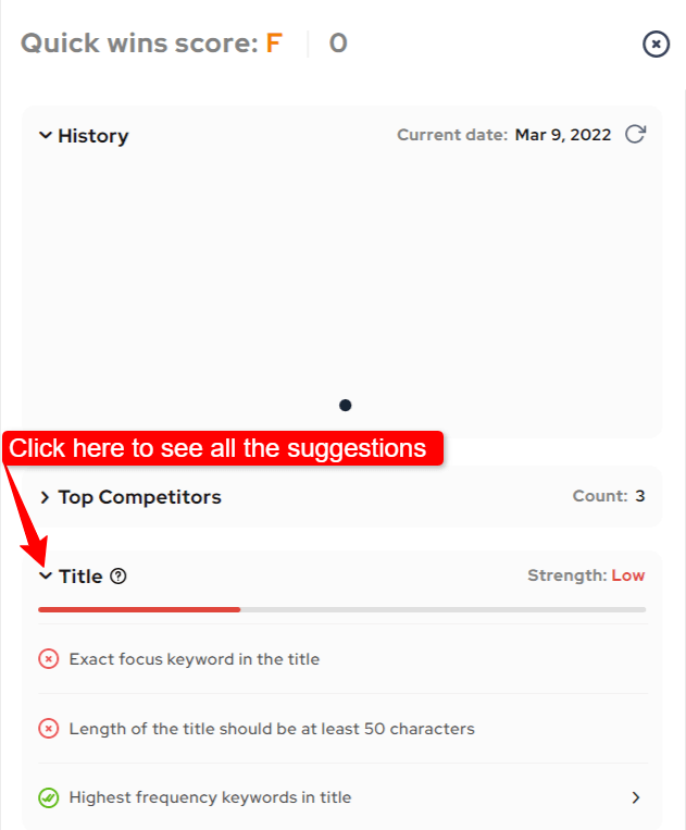 quick wins tool optimization