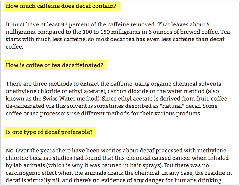 content readability improvements