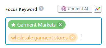 focus keywords in rankmath