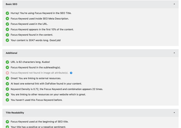 seo suggestions in rankmath