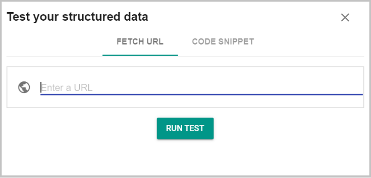 test your structure data