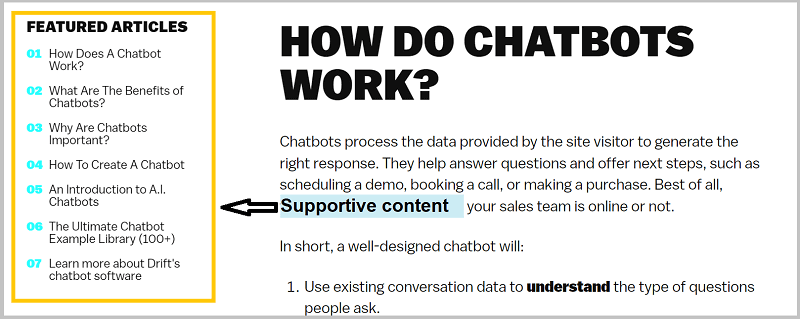topic cluster example