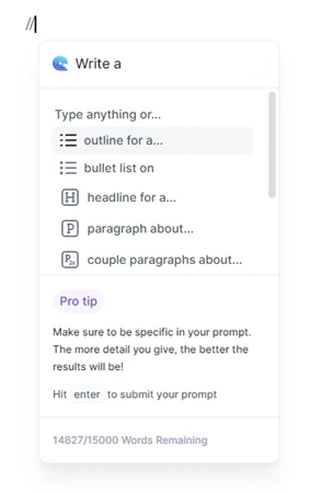 Compose AI forward slash Google Docs