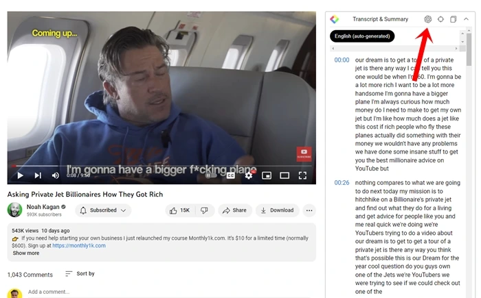 YouTube Summary with ChatGPT Video Transcript